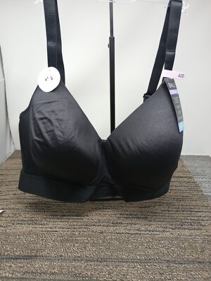 Bali Women's Size 42D One Smooth U Bounce Control Wirefree Bra DF3458 XBK NWT