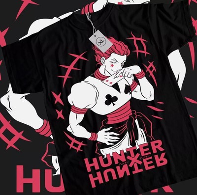 T-shirt Hisoka - Blanc, Tailles S M L XL - Neuf Avec étiquettes