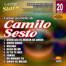 Karaoke Latin Stars 20 Camilo Sesto Vol. 1