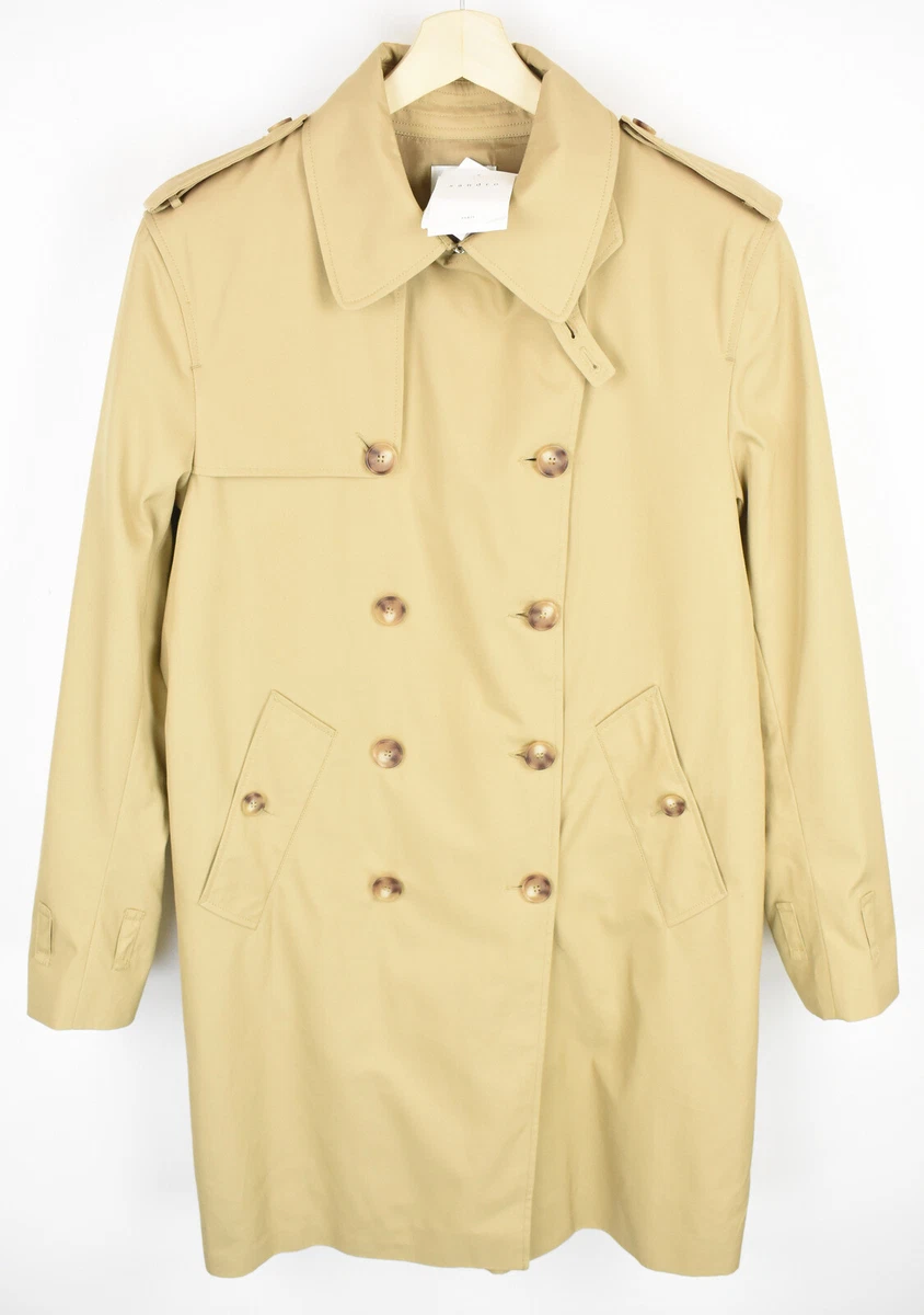 Sandro magnetic trench coat sale