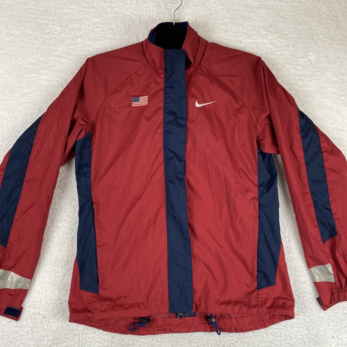 nike track and field windbreaker