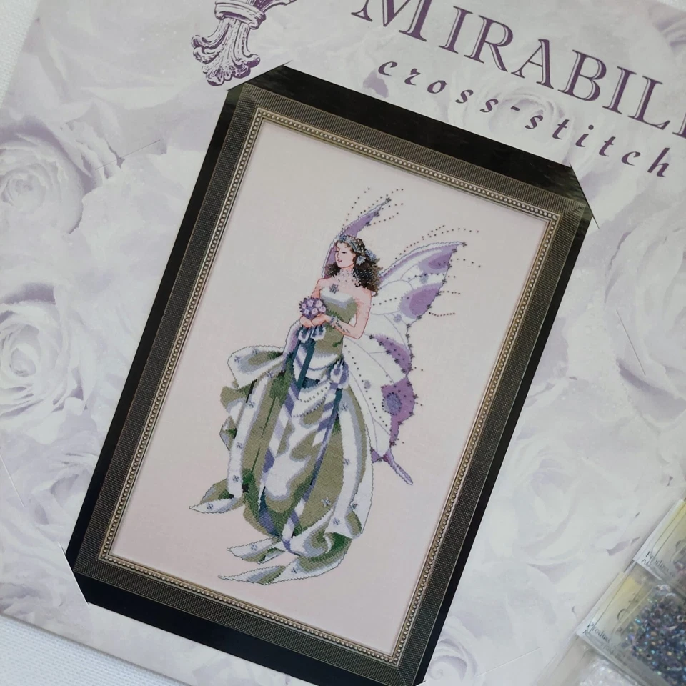 July's Amethyst Fairy Beaded Cross Stitch Chart and Embellishment Pack MD59 — 第 4/4 张图片