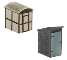 Hornby Skaledale R9782 Utility Lamp Huts x2