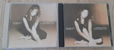 Mariah Carey - Without You/Never Forget You 2 Track US CD Single + Bonus Remix 