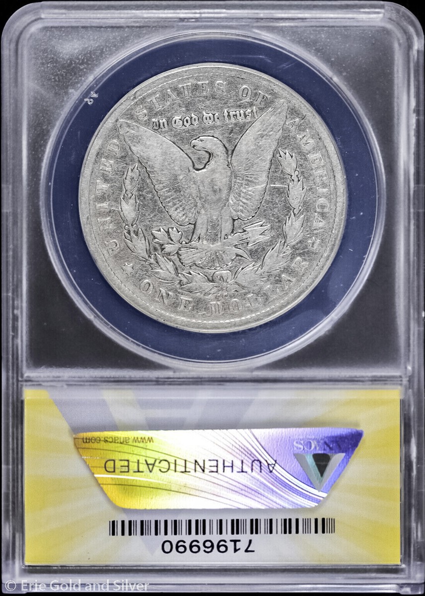 1879-CC $1 Morgan Silver Dollar ANACS VG 8 | 08 | eBay