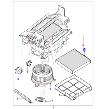 JAGUAR F-PACE X761 Air Particle Filter T2H57081 NEW GENUINE