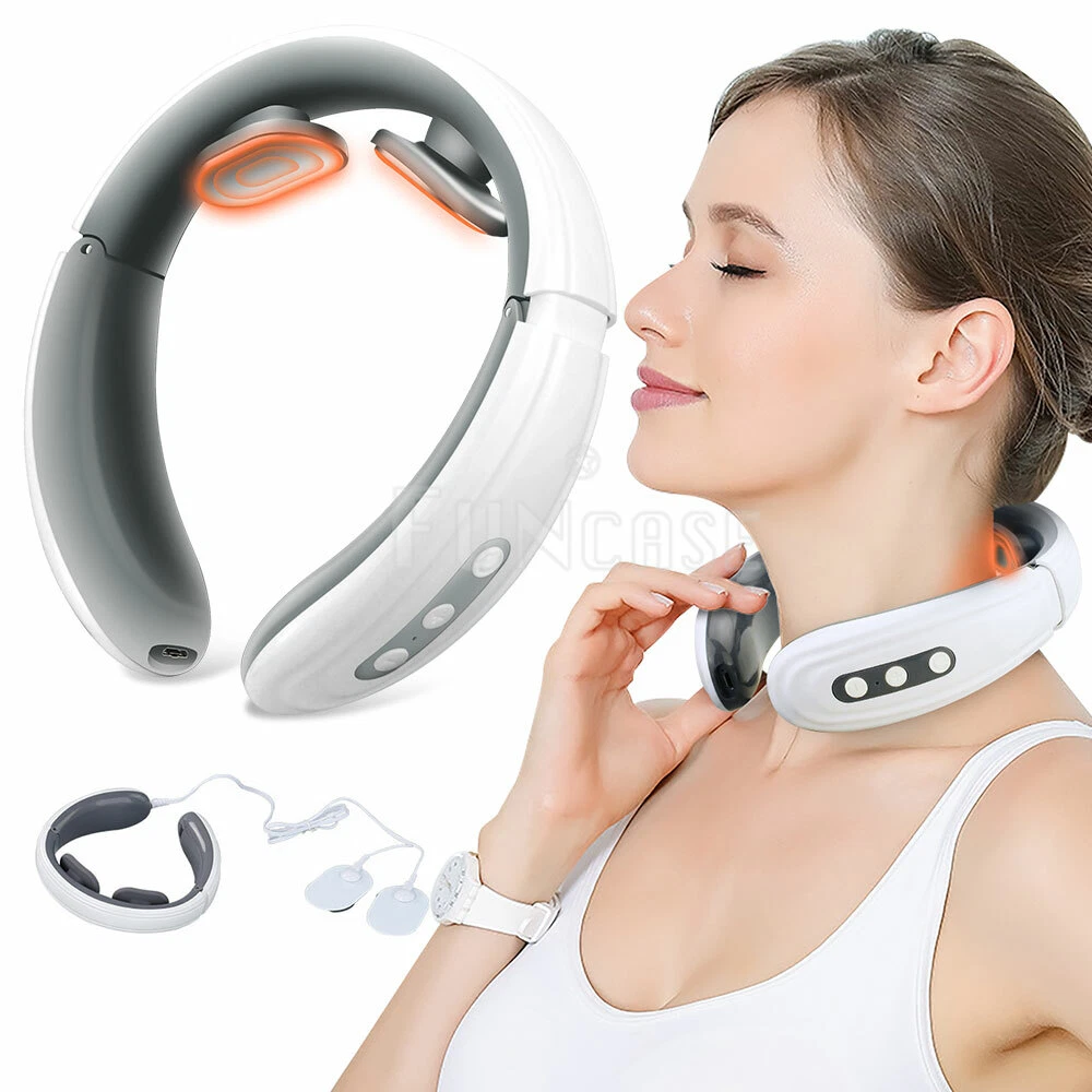 New Intelligent Electric Neck Massager With Heat Function & Pulse Massage  For Home Use, Shoulder Neck Pain Relief