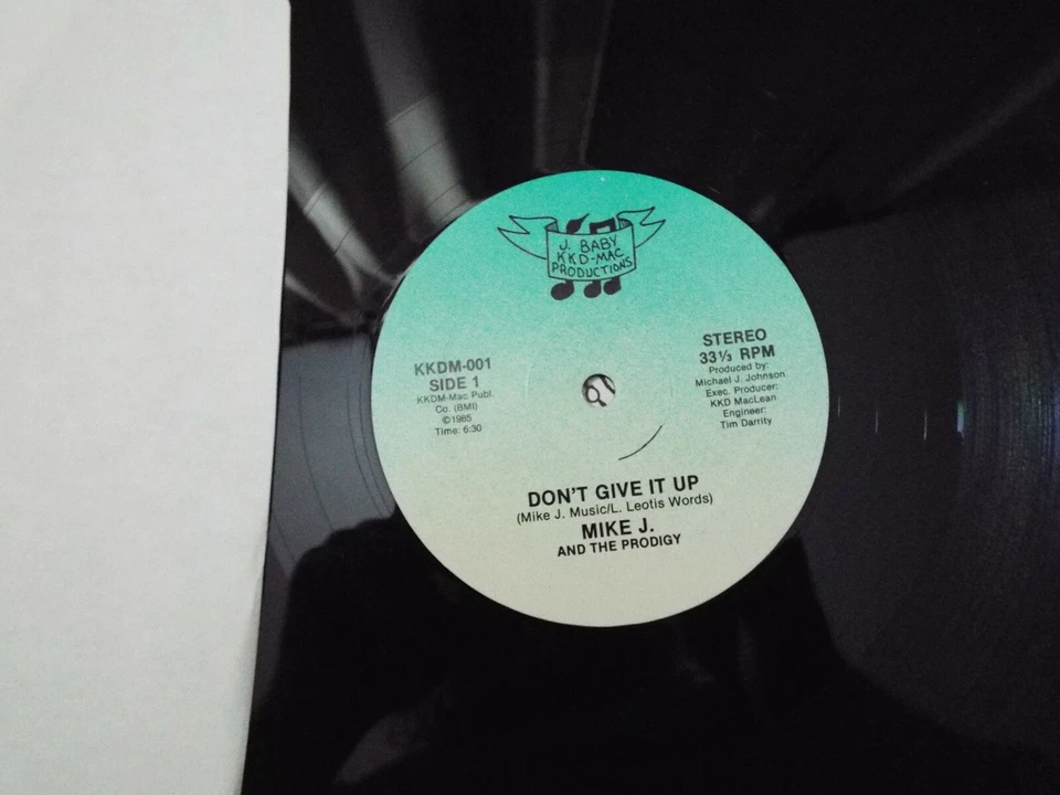 MIKE J AND THE PRODIGY YOU'LL NEVER FEEL PRIVATE PRESS LP BOOGIE FUNK KKDM-001 - Image 2 of 4