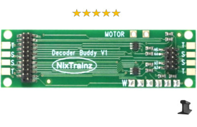 NixTrainz Decoder Buddy NTZ4 V1B ~ 1K Resistors ~ 21 Pin Decoders NixTrains