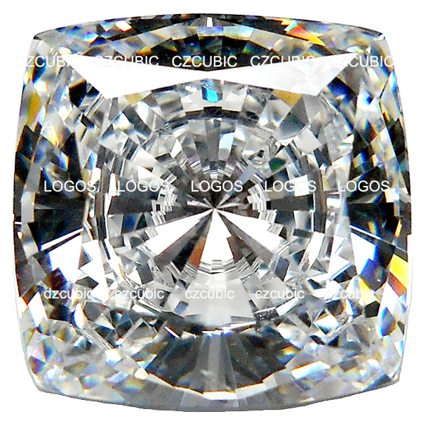 CUBIC ZIRCONIA SUPER TOP QUALITY LOOSE STONES CUSHION SHAPE 7A CLEAR CZ US  SHIP
