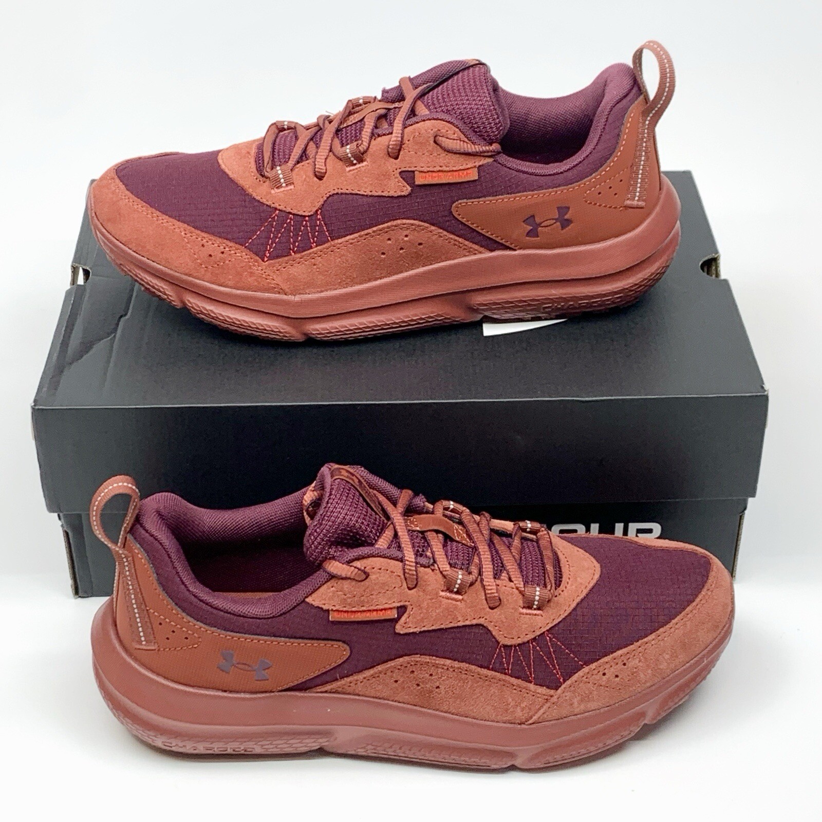 Red Maroon Athletic Shoes
