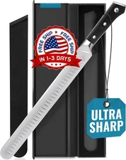 Cuchillo Para Taquero Tacos Al Pastor Carnicero Profesional Filoso 12 Pulgadas