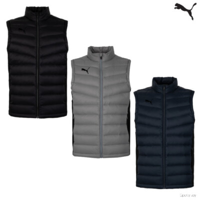 Puma Duck Down Padded Vest Jacket (3516) Winter Soccer Golf Sport Hiking Outdoor