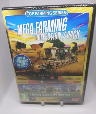 Mega Farming Collection 7er Pack PC CD-ROM Simulator Windows 10 kompatibel NEU 