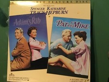 ADAM's RIB   PAT and MIKE DOUBLE LASERDISC GATEFOLD COVER EXCELLENT