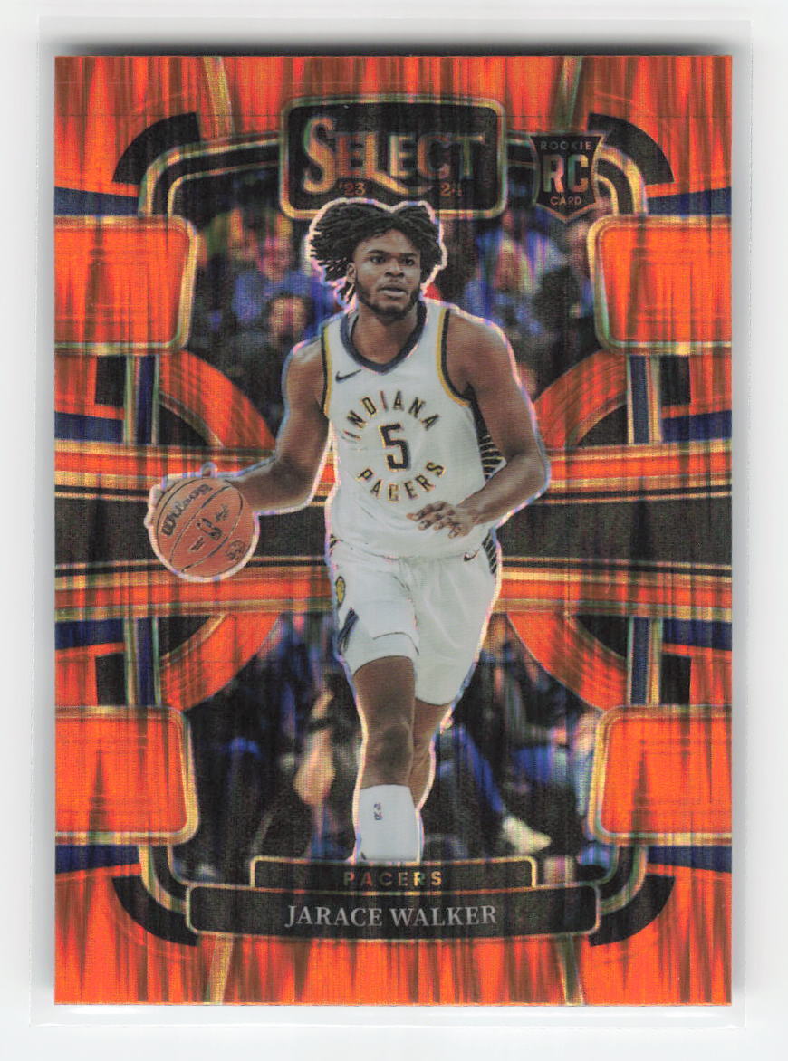 2023-24 Panini Select #86 Jarace Walker Orange Flash Prizms