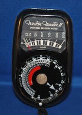 Vintage Weston Master II Universal Exposure Light Meter Model 735 with case
