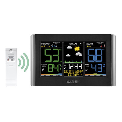C85845 La Crosse Technology Wireless Color Weather Station with TX141TH-BV3 NIB