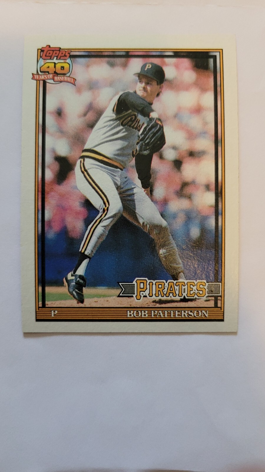 1991 TOPPS BOB PATTERSON #479 NM