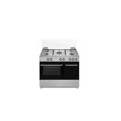SCHAUB LORENZ SS590EX CUCINA 90X50 5 FUOCHI FORNO ELETTRICO INOX - PROMO |  eBay