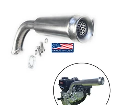 Stainless steel Tight angle Exhaust Pipe For: Predator 212cc, Honda GX160 GX200