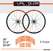 Autocollants pour jantes de vélo 26" - 27,5" - 28-29" Pouces Roue de vélo VTT