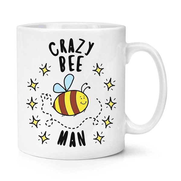 VerrüCkte Biene Mann Stars 284Ml Becher Tasse Tiere Scherz Pet Vatertag Lustig-image