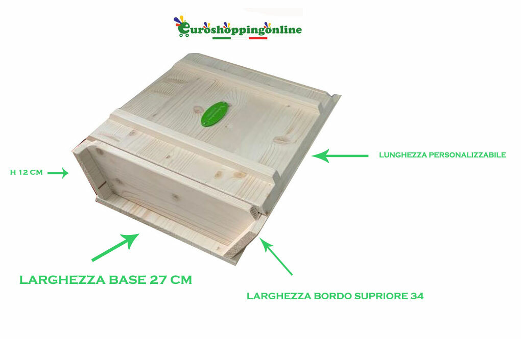 Migliore Madia Pizza 50x37 h12 - Contenitore Lievitazione Definitivo - 1