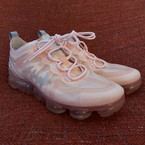 Size 8.5 - Nike Air VaporMax 2019 Echo Pink Silver | eBay