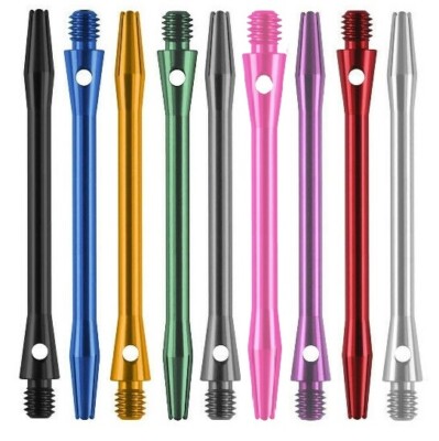 5 Sets Anodized Aluminum Dart Shafts - Ships w/ Tracking - Select Color & Length