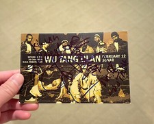 Wu-Tang Clan Autograph Signed Show ODB Tribute Flyer Raekwon Gza Rap Hip Hop