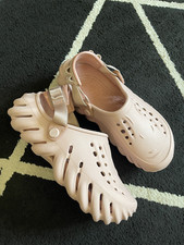 Brand New ECHO CROCS Clogs Clay Baby Pink - J5/M5/W7