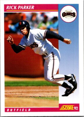 1992 Score Rick Parker    #601