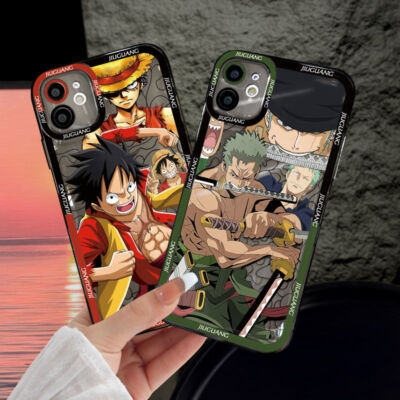 One Piece Anime Für iPhone 11 12 13 14 Pro X/XS XR Max Case Hülle Schutzhülle