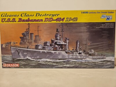 Dragon Models #1021 Gleaves Class Destroyer USS Buchanan DD-484 1942 1:350 NISB