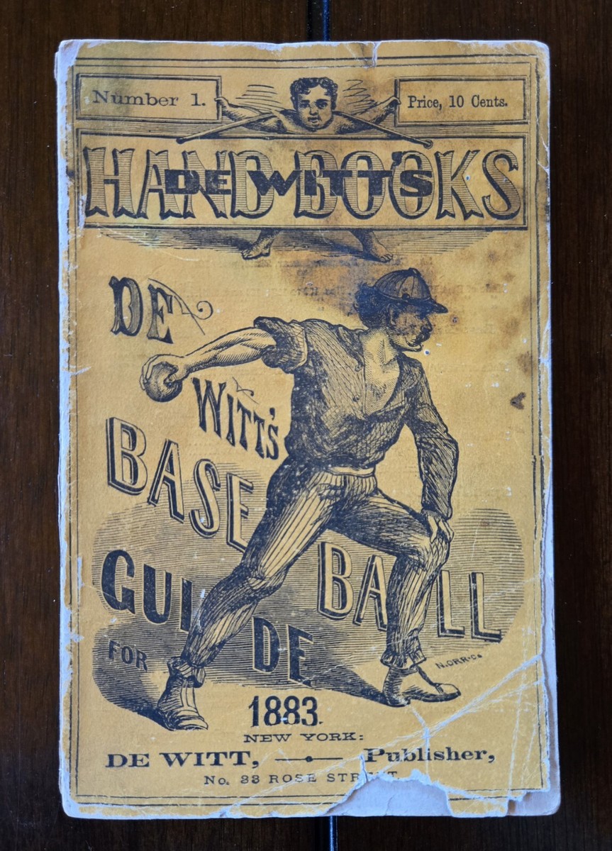 Guide Baseball 1880 Original - DeWitt's Hand Books, Spalding, Reach, Beadle, Lajoie