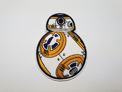 Quality Iron/Sew on BB8 Patch Star Wars The force awakens BB-8 Droid R2-D2 C3PO