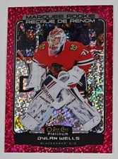 2022-23 O-Pee-Chee Platinum Marquee Rookie Dyan Wells Violet Pixels /299 #279