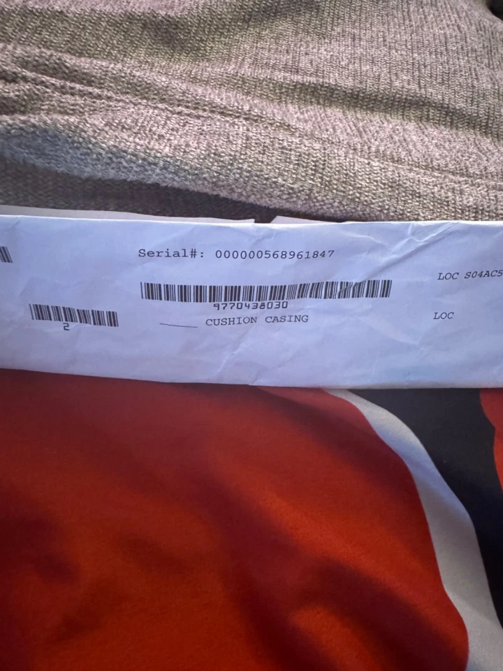 Jute/Zarina Loveseat Casings Qty 2 - Image 2 of 2