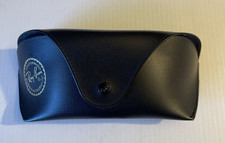 Ray Ban Genuine Black Sunglasses Eyeglasses Case Snap Closure Belt Loop