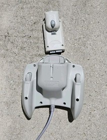  Sega Dreamcast Controller HKT-7700 White with Rumble Pack