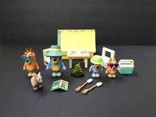 Bluey: Bluey's Camp Out Playset Lot Please Read Description 