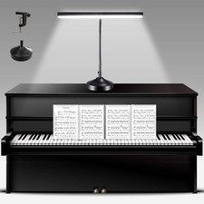 Piano Desk Lamp, 2-in-1 LED Piano Light for Upright Digital Grand Piano, 10W ...