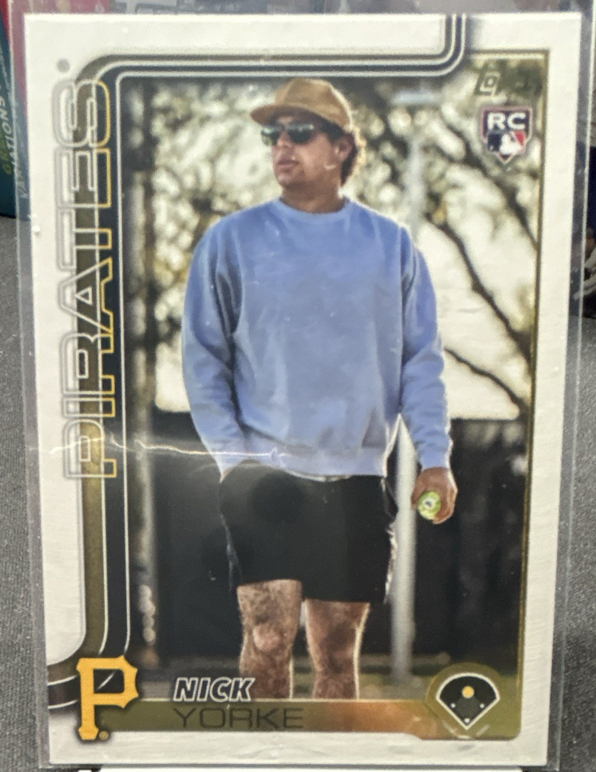 Topps 2025 Series 2 Nick Yorke RC #659 Pittsburgh Pirates Golden Mirror SSP