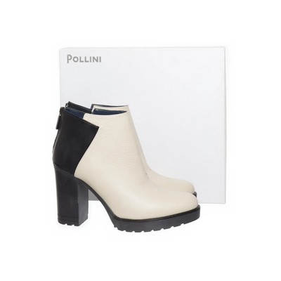 Pollini, Stiefeletten, Größe: 39, Beige/Schwarz, Damen, 11 #Trh