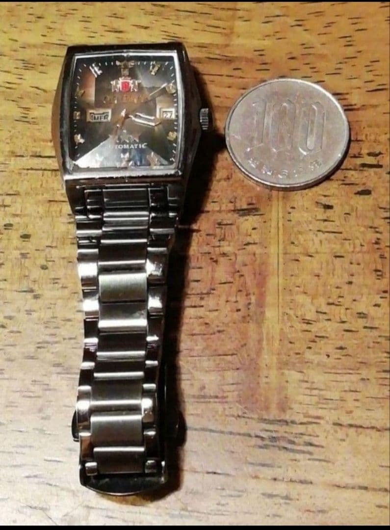 Orient Automatic Watch Day Date Functioning Cut G… - image 3