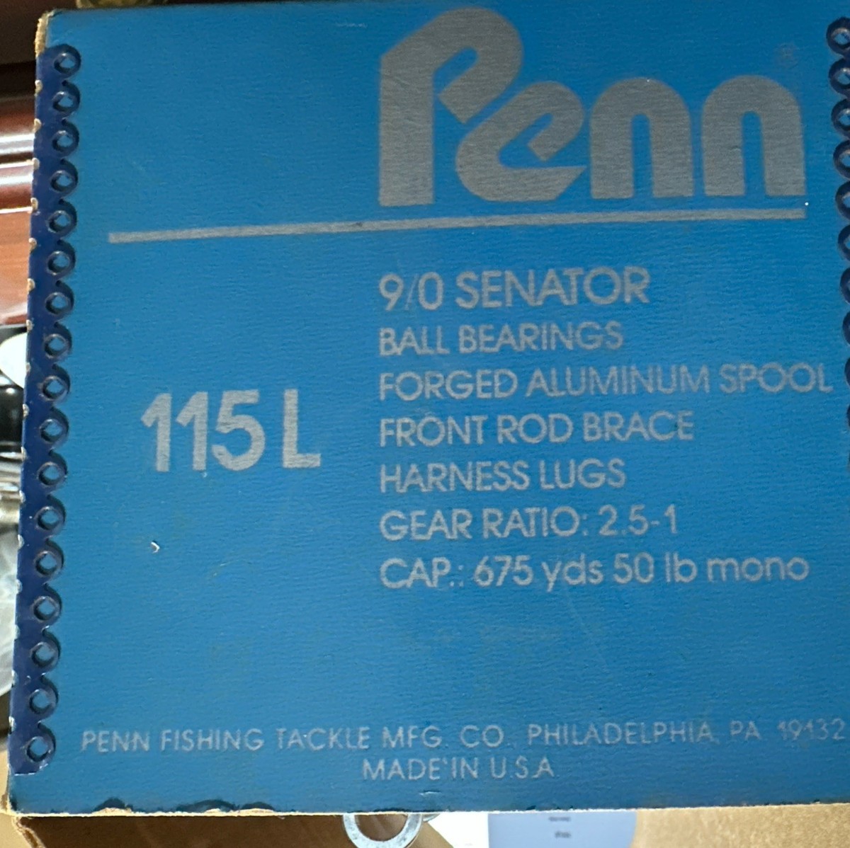 Penn Senator 115L 9/0 Conventional Saltwater Reel IN WORKING