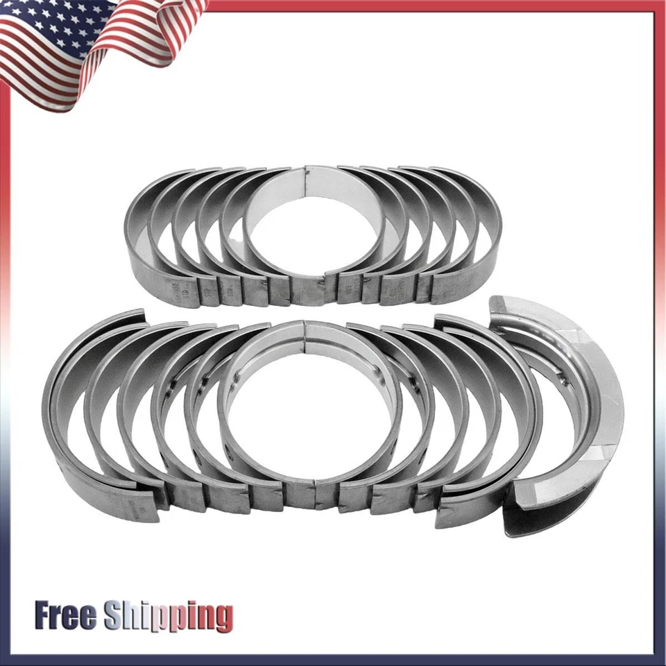 Engine Crankshaft Main Rod Bearing Set Standard Size for BMW X1 X3 X4 X5 X6 3.0L - Imagem 3 de 4