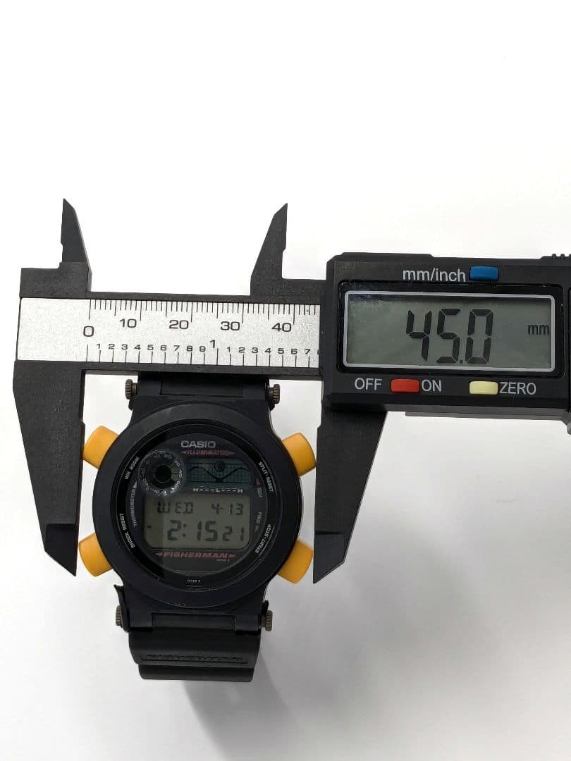 CASIO G-SHOCK DW-8600 FISHERMAN Men's Yellow Watch With Box for