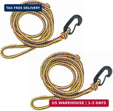 Airhead PWC Boat Dock Line, 7-Feet, Pack of 2, yellow / Black For Watercraft